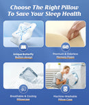 Almohada Cervical Ergonómica Vitalis Orto® - Memory Foam Premium