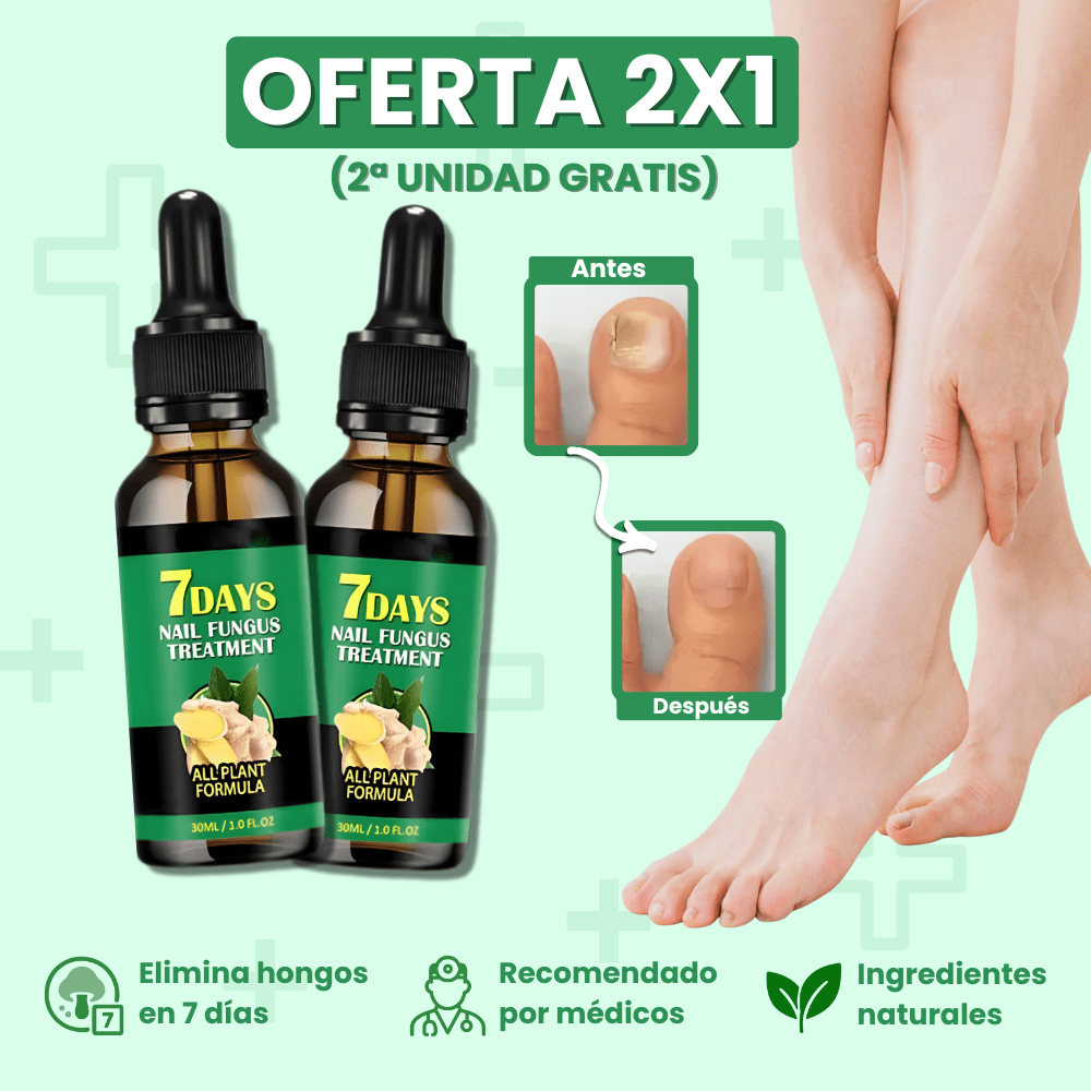Pies de Oro - Tratamiento Anti Hongos 100% Natural