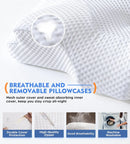 Almohada Cervical Ergonómica Vitalis Orto® - Memory Foam Premium