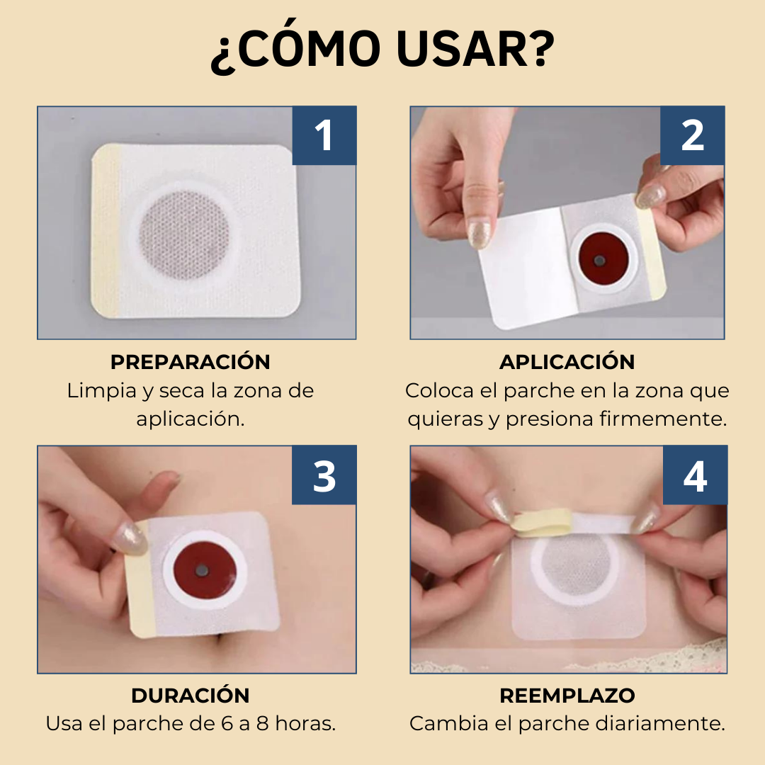 PARCHES ADELGAZANTES SLIM PATCH CON FÓRMULA NATURAL
