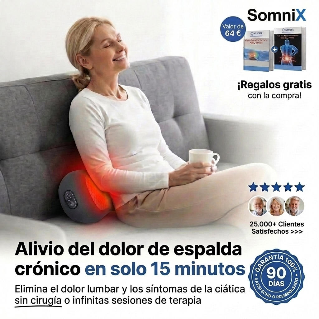 SomniX™ Pro — Masajeador Terapéutico Triple Fusión
